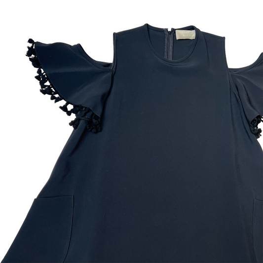 Black Cutout Shoulder Dress - S