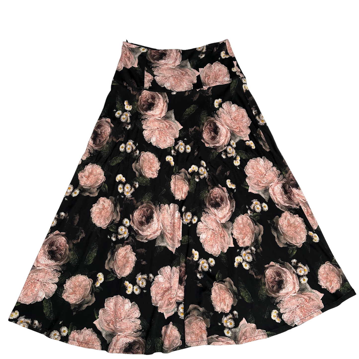 Flower Print Skirt - 4