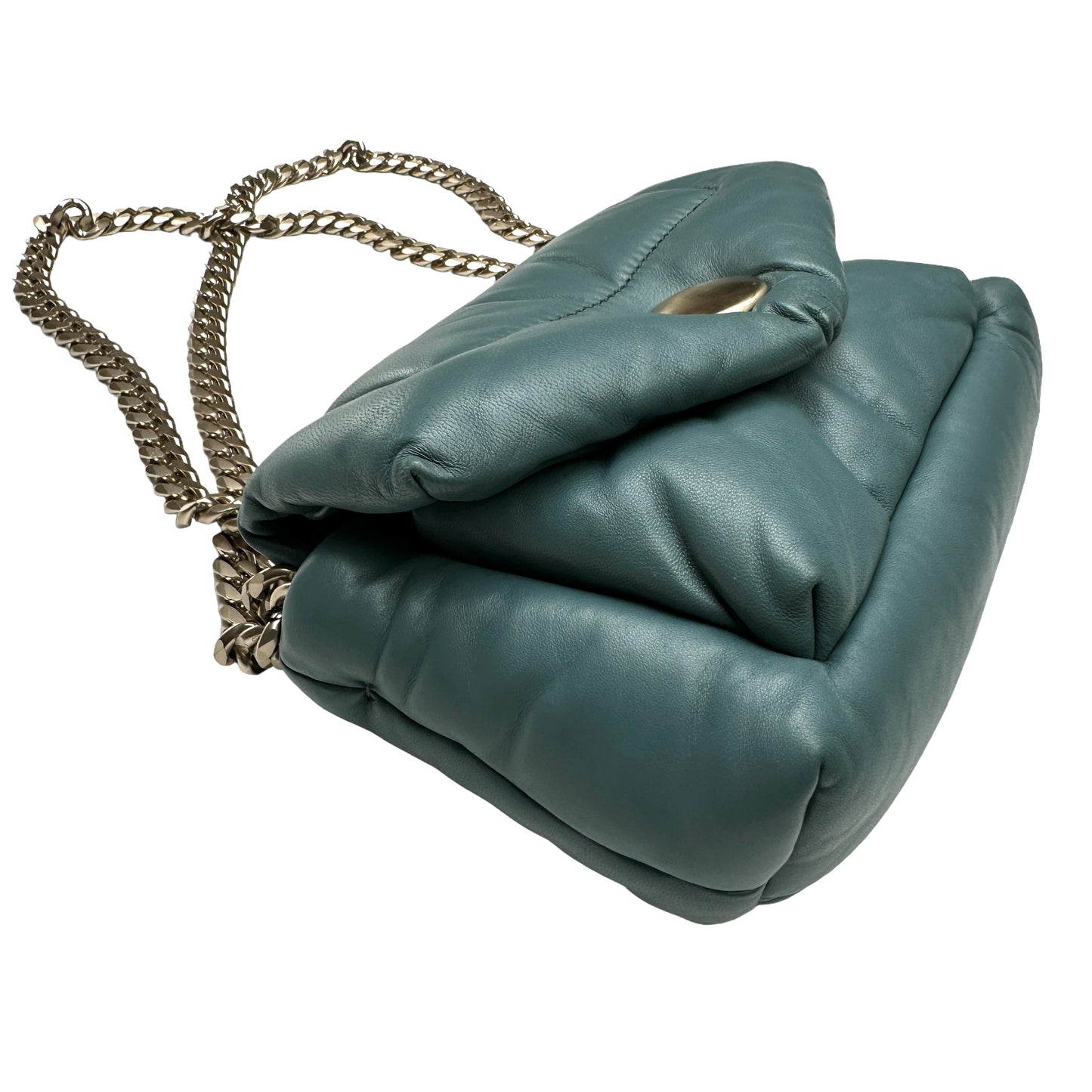Blue Harris Padded Shoulder Bag