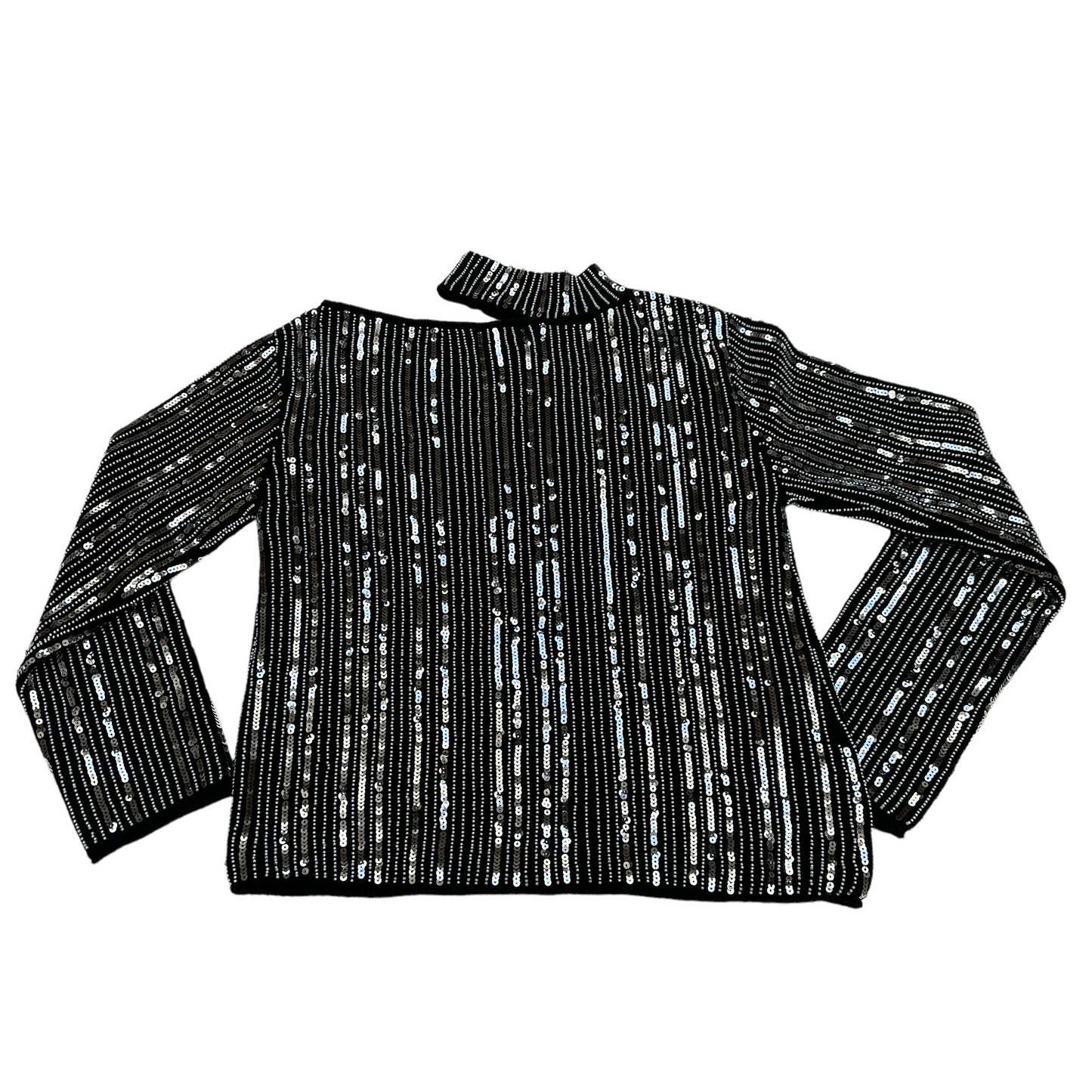 Sequins Cut Out Sweater - S