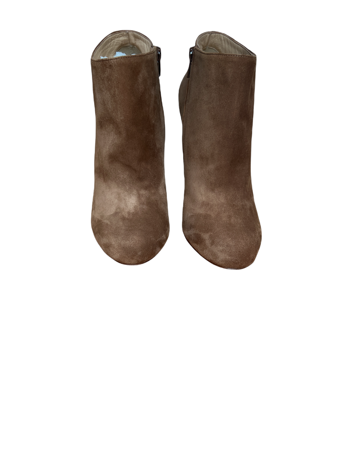 Brown Suede High Heels Boots - 10.5