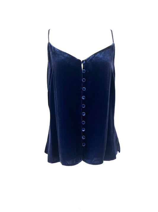 Blue Velvet Tank Top - M