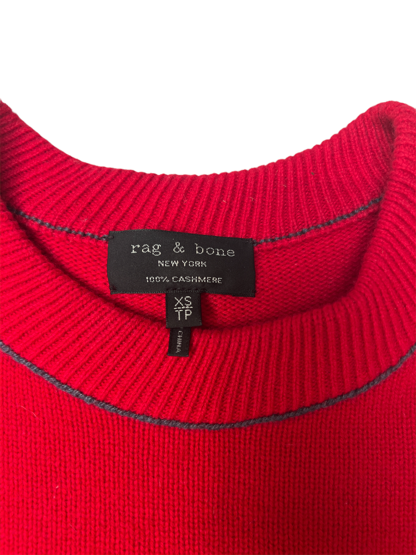 Red Cashmere Sweater - XS