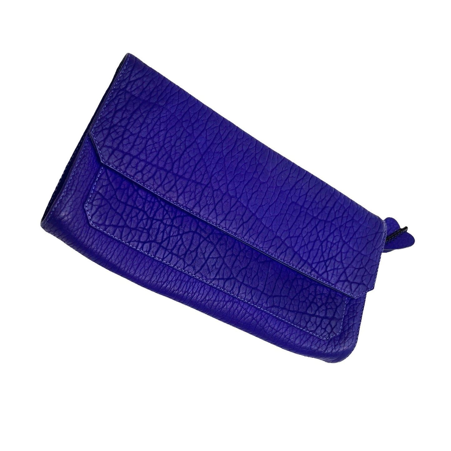 Purple Didion Leather Clutch