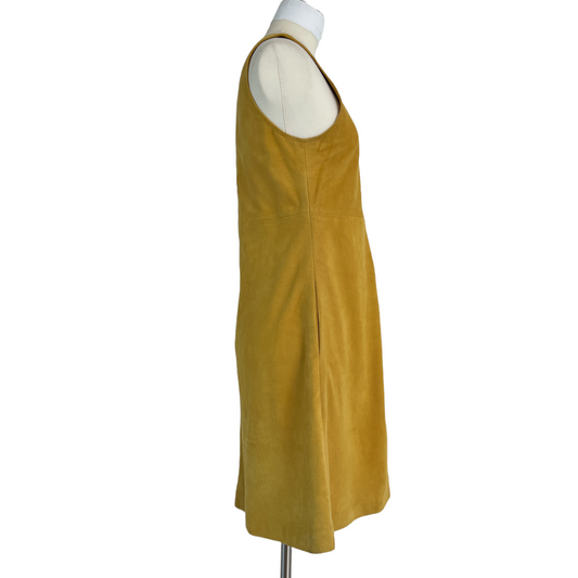 Suede Yellow Dress - 2