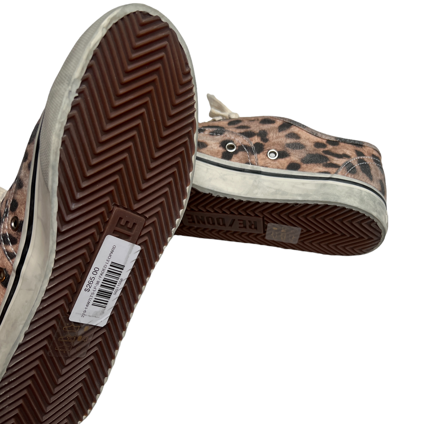 Leopard Print 70s Low Skate Sneakers - 7.5