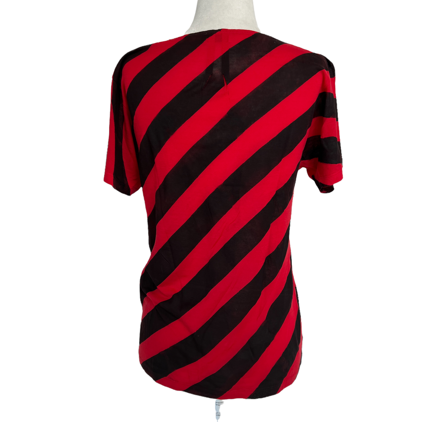 Black & Red Cotton Tshirt - XS