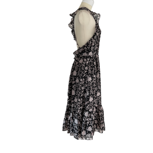 Black Silk & Cotton Dress - 4