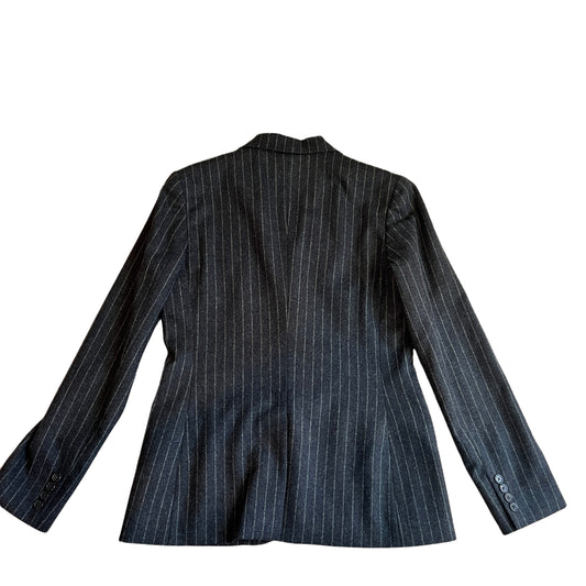 Grey Wool Blazer - 10