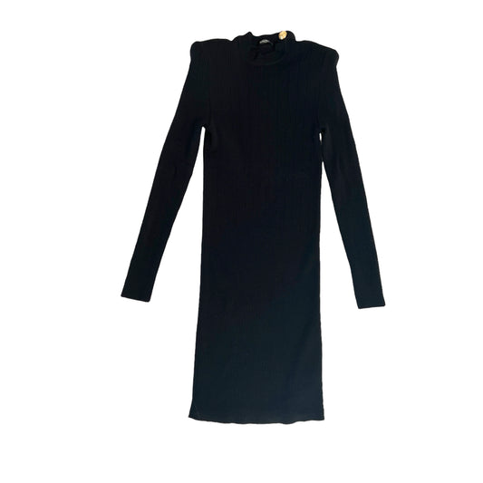 Black Wool Dress - M