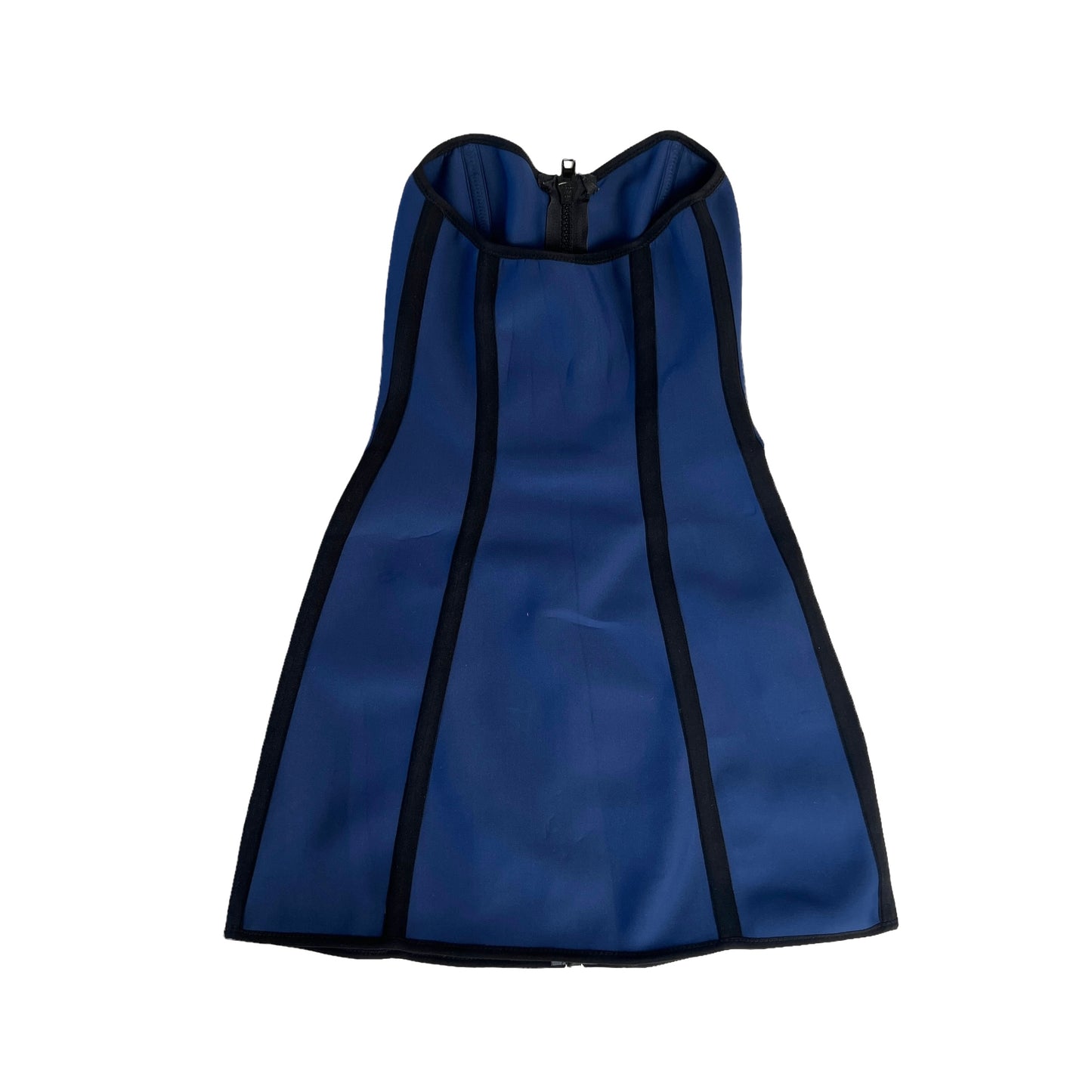 Vintage Wet Suit Strapless Dress - XS