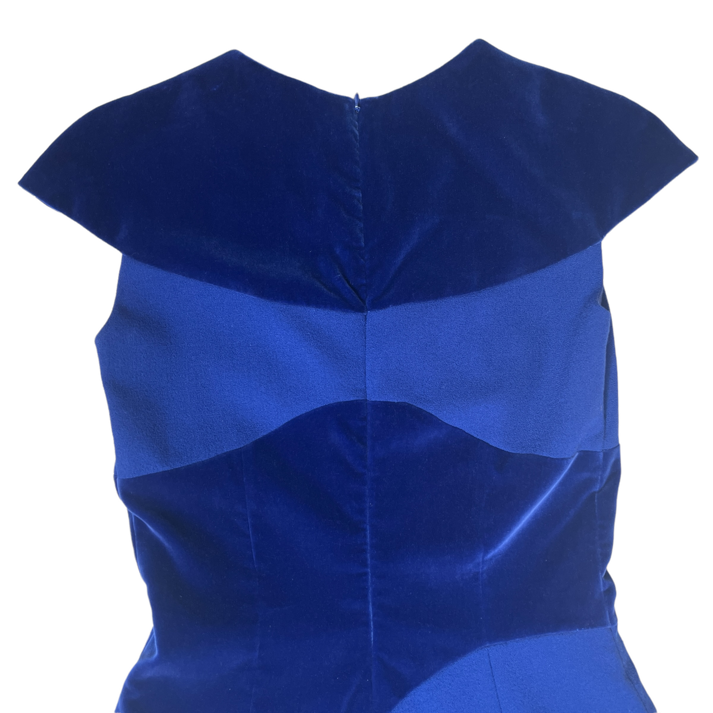 Velvet Blue Dress - S