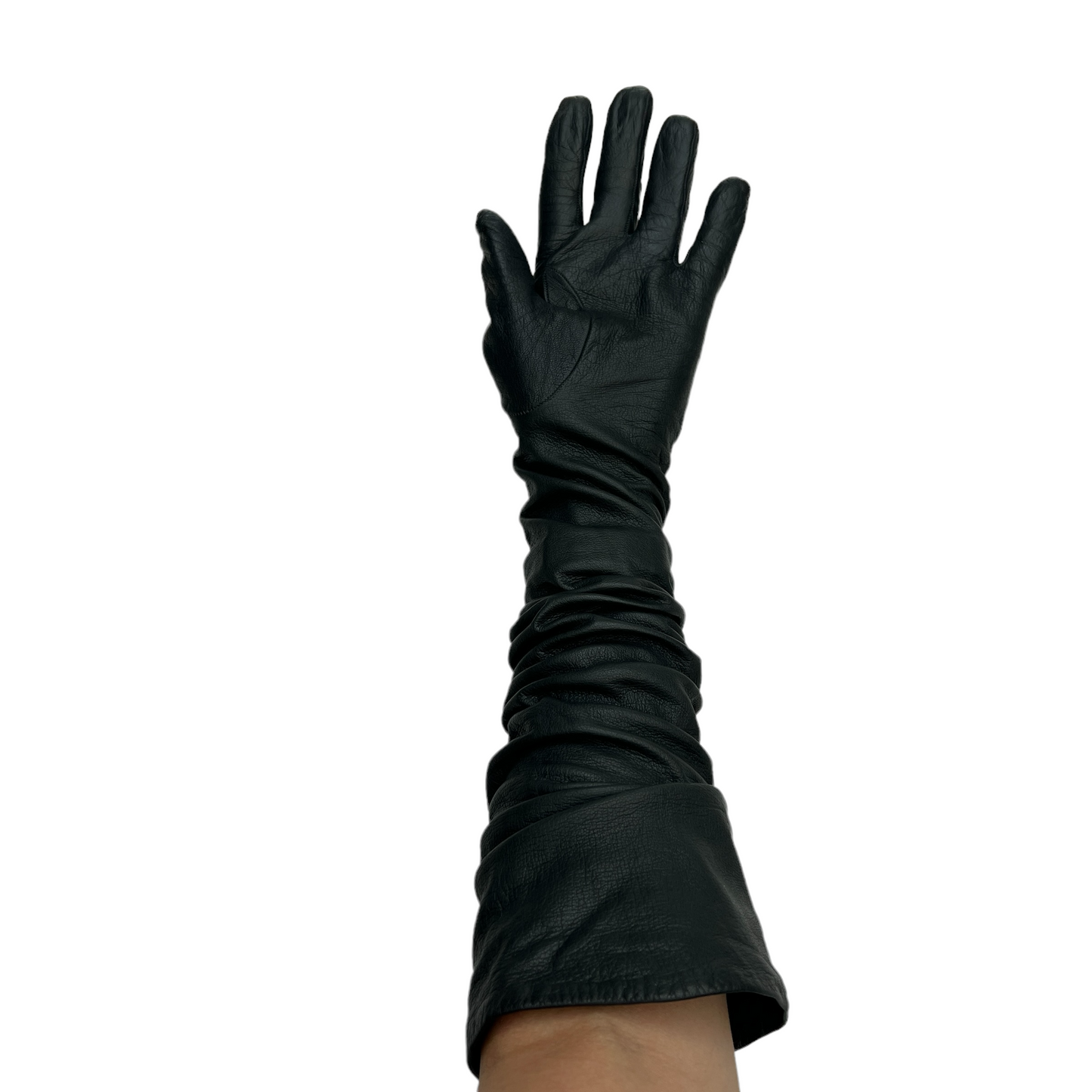 Long Leather Gloves - 7