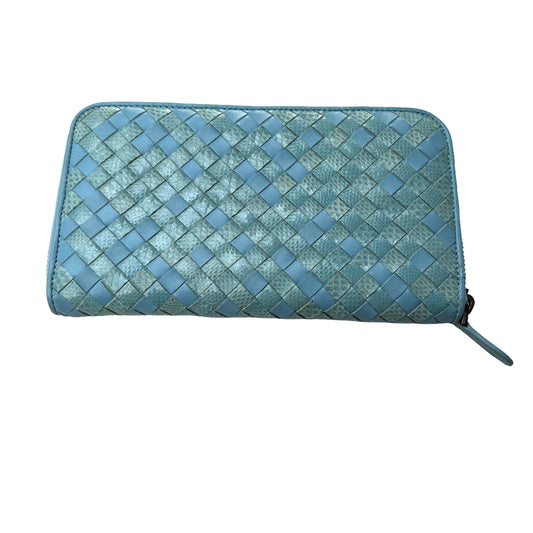 Light Blue Continental Wallet