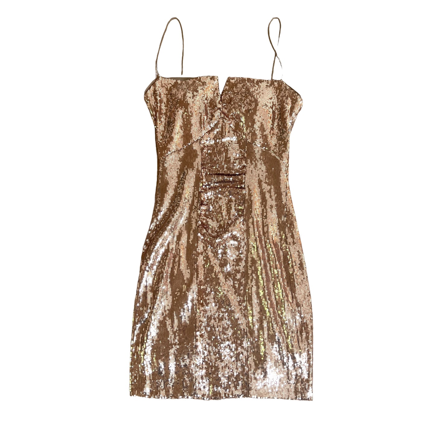 Rose Gold Sequins Dress - 4