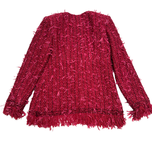 Raspberry Tweed Jacket - S