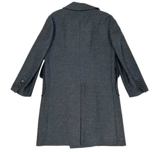 Grey Wool Coat - M