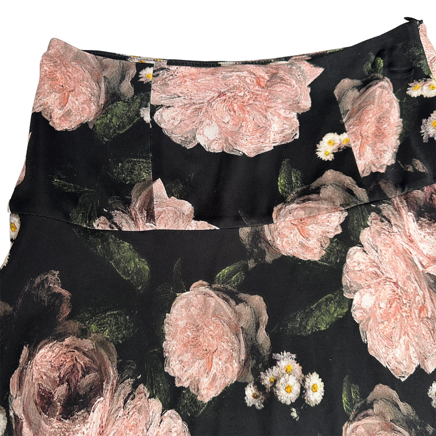 Flower Print Skirt - 4