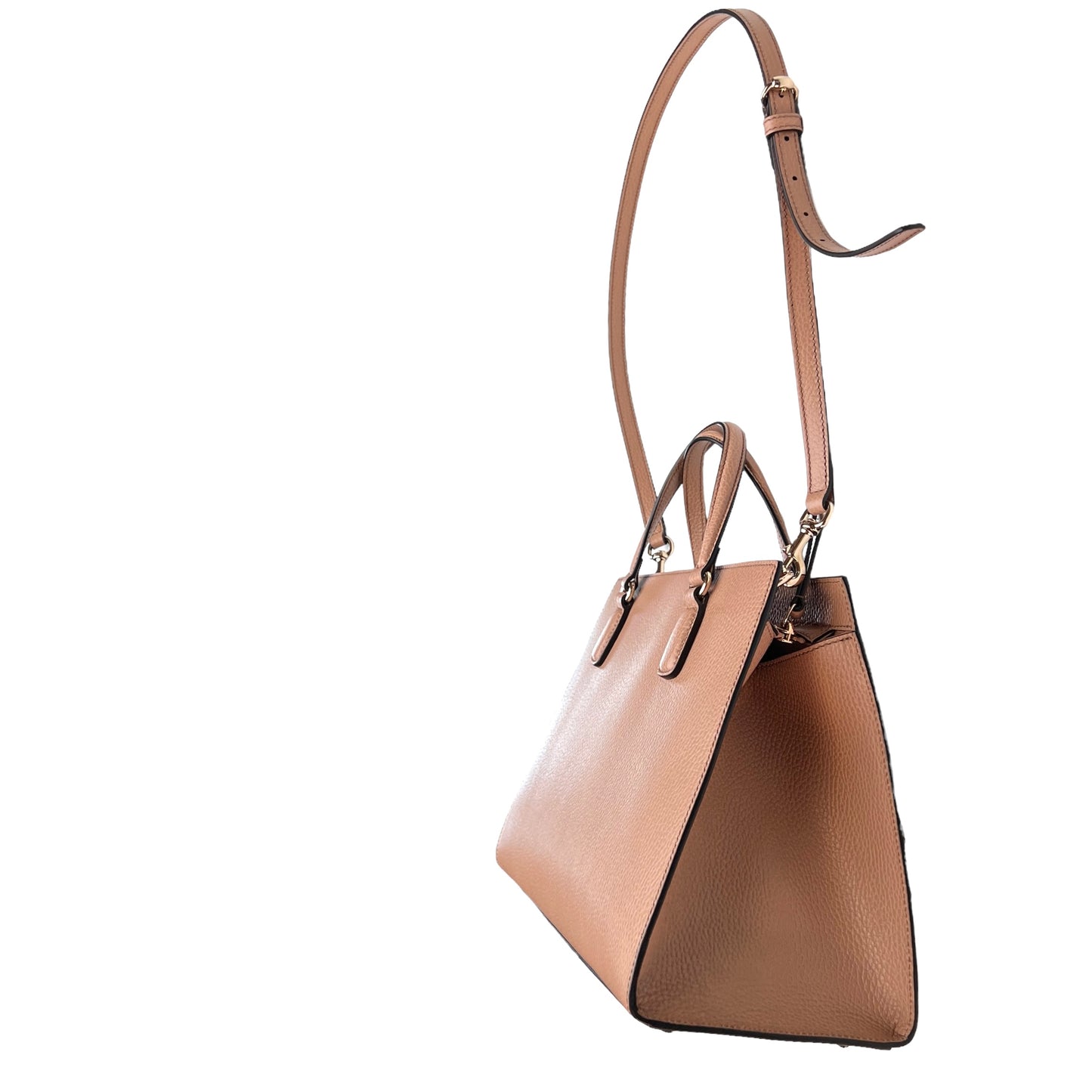 Blush Leather Tote