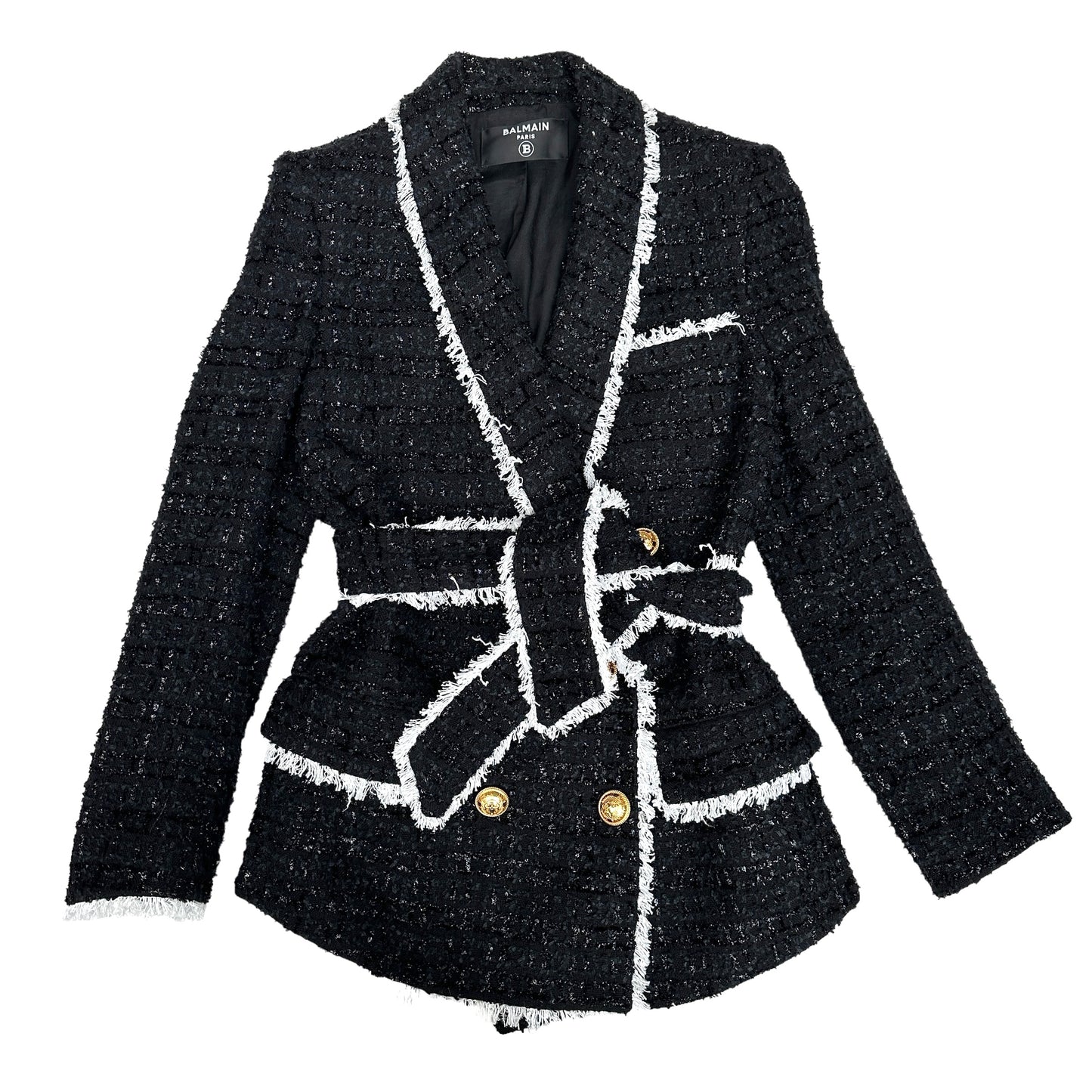 2022 Black Tweed Blazer - XS