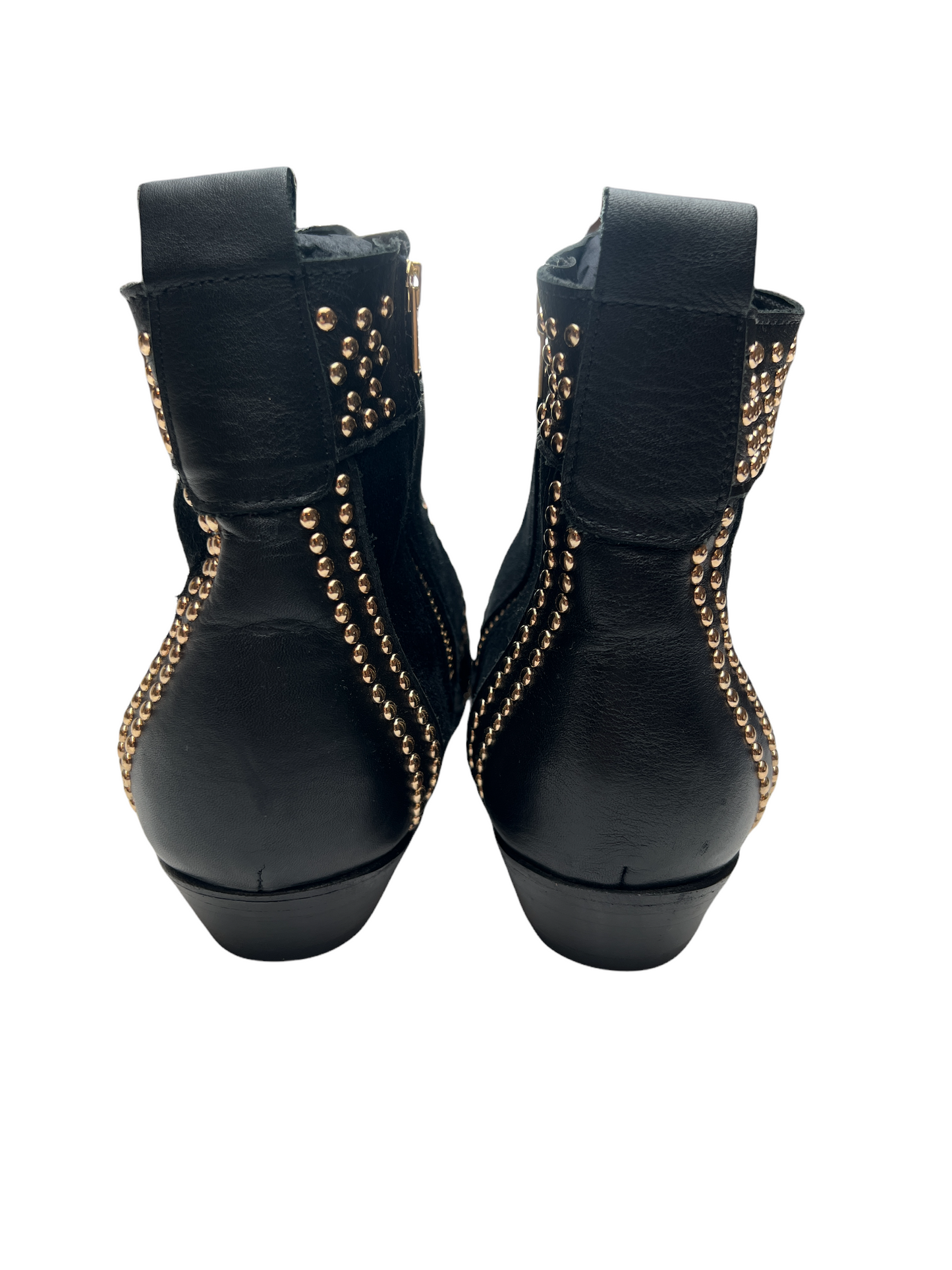 Gold Studded Boots - 11