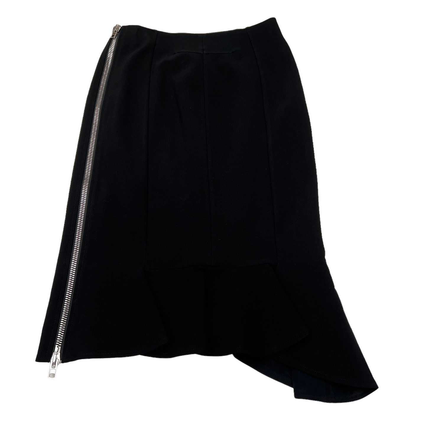 Black Skirt with Zipper - M