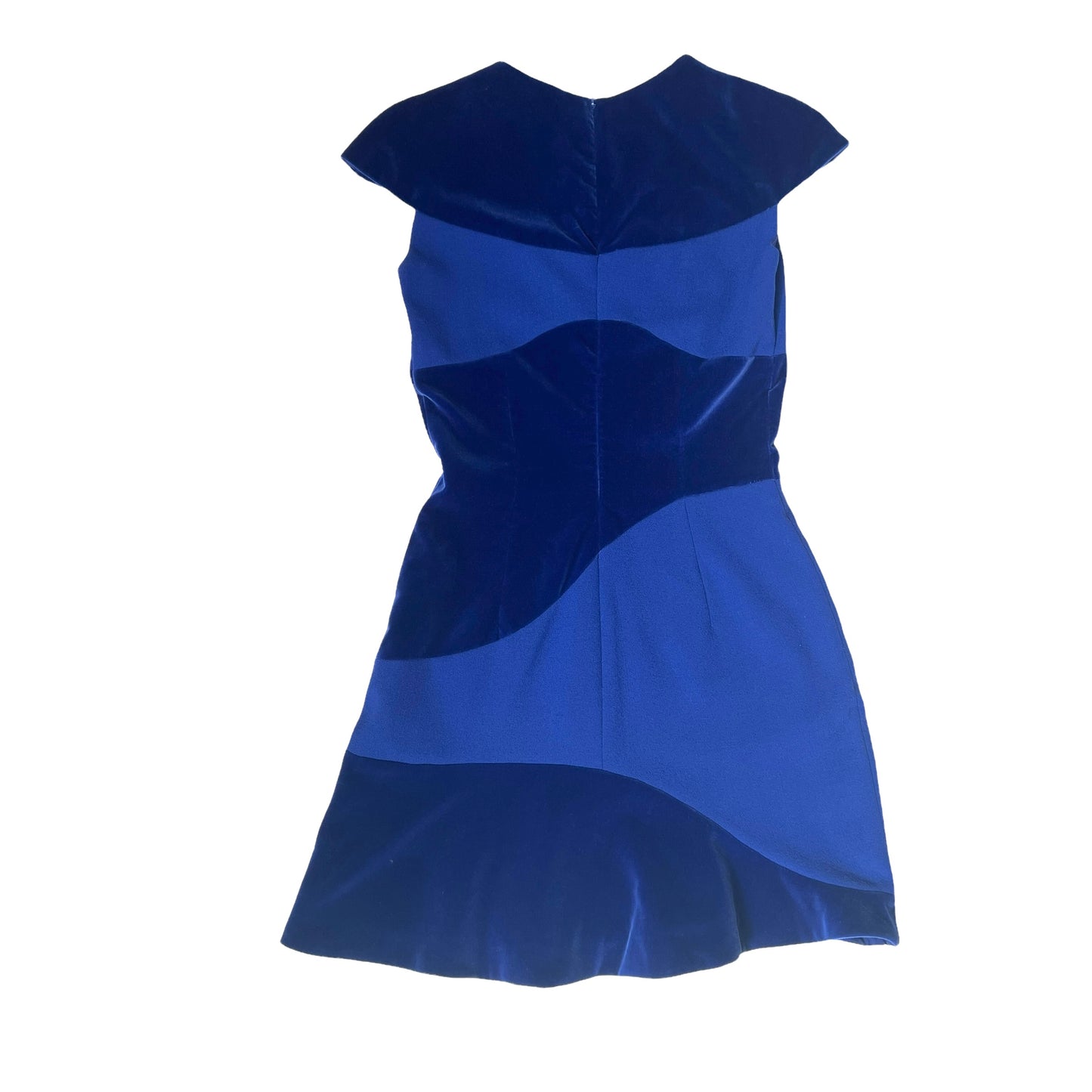 Velvet Blue Dress - S