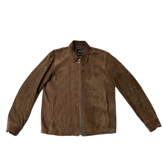 Brown Suede Jacket - M