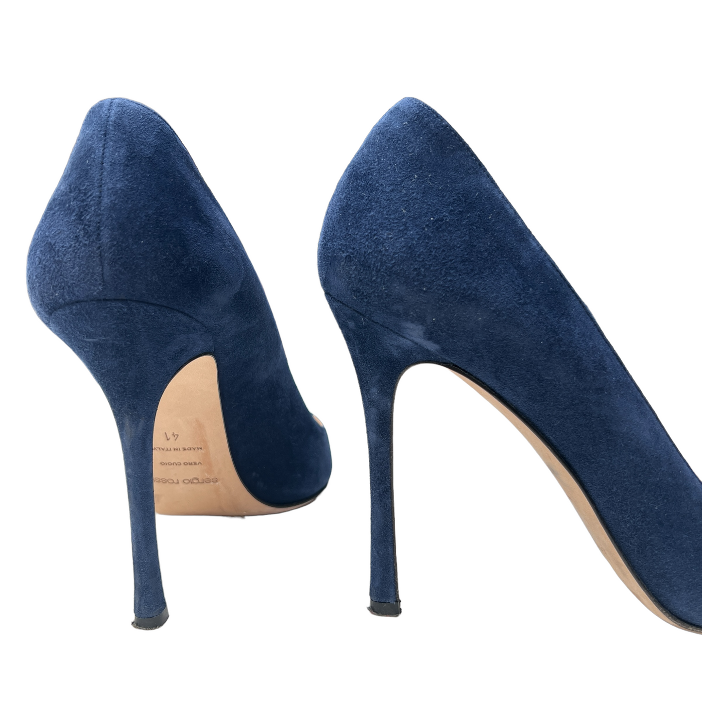 Blue Suede Heels - 11