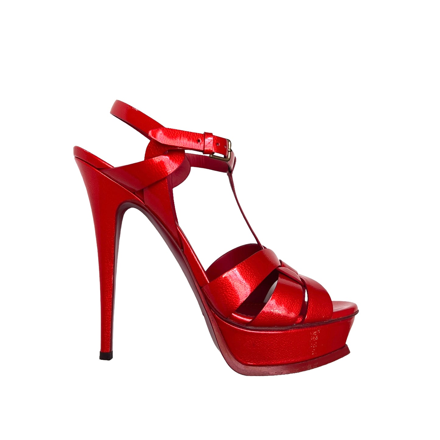 Red Patent Tribute Heels - 10.5