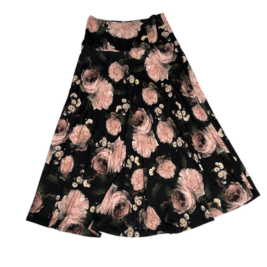 Flower Print Skirt - 4
