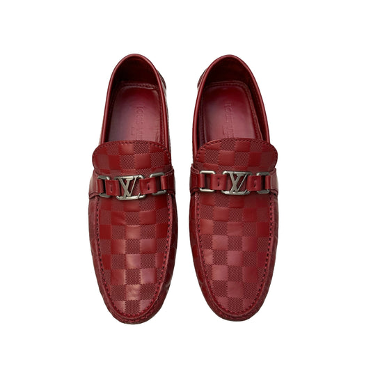 Men Red Loafers - 8