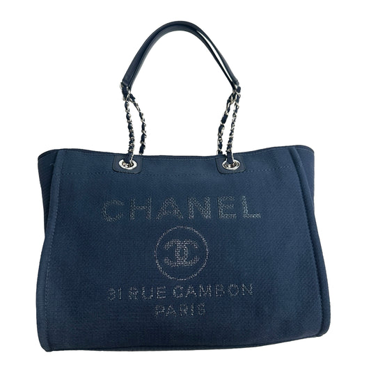 Navy Deauville Bag