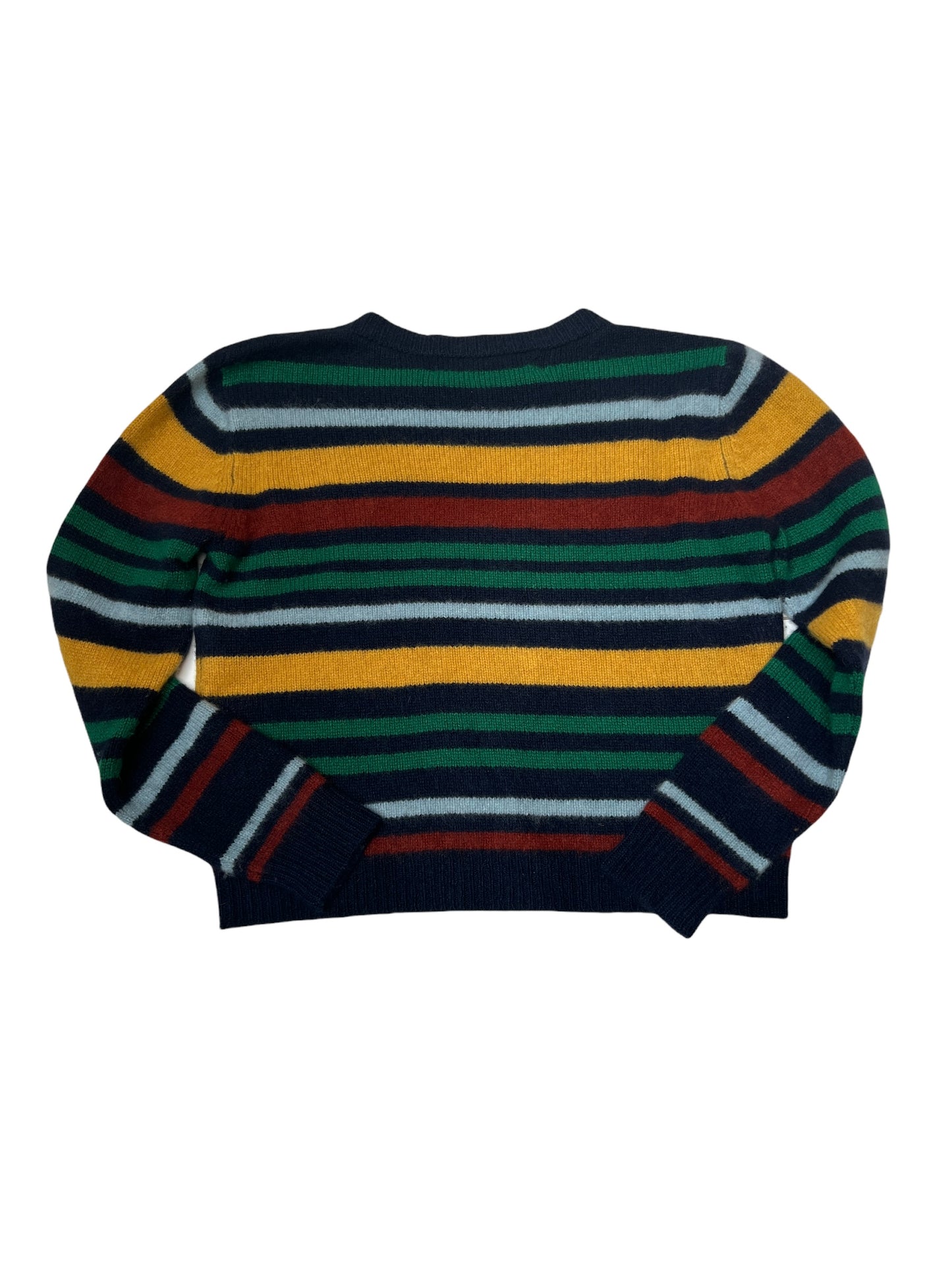 Multicolor Striped Cashmere Sweater - M