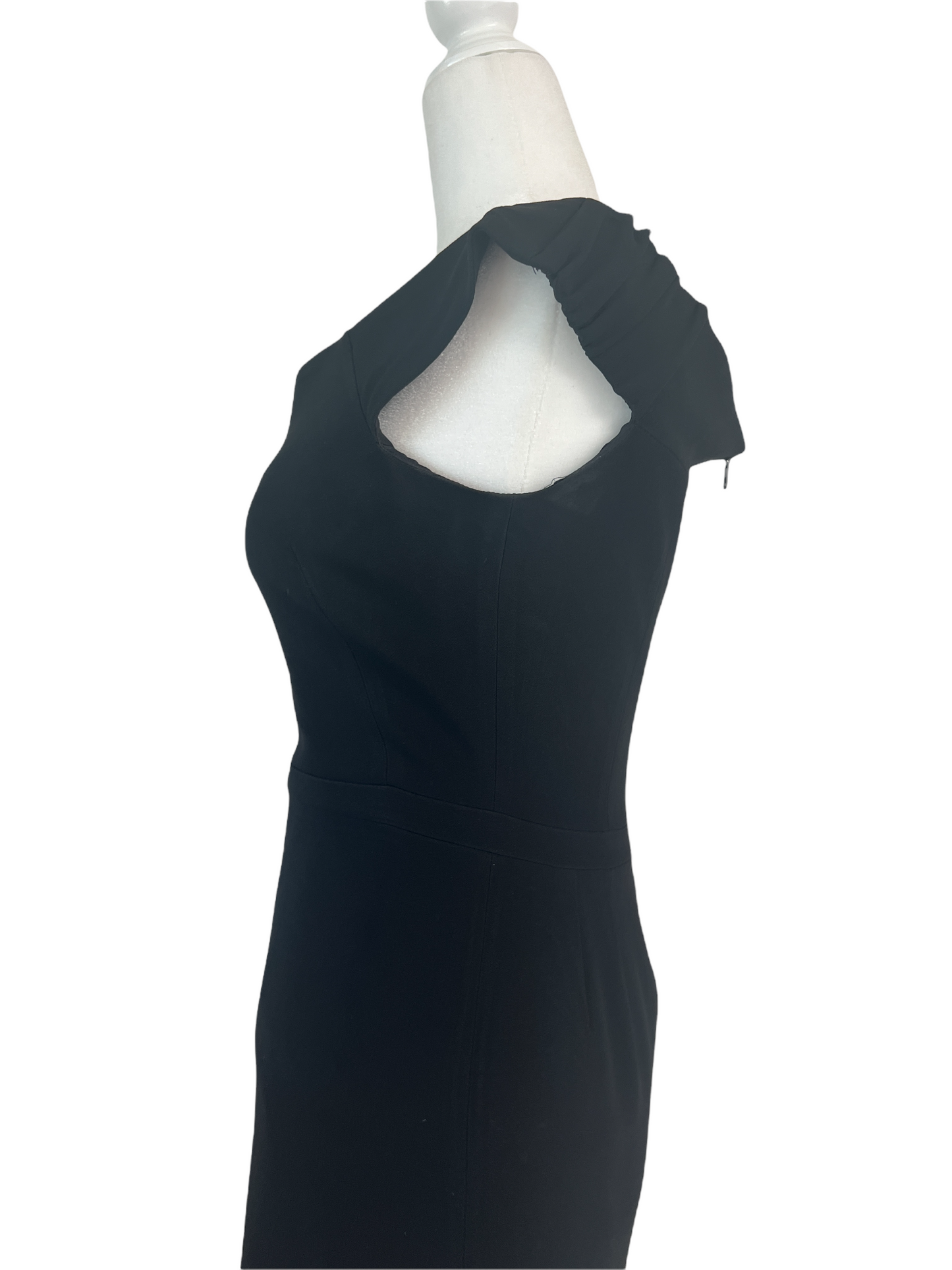 Black Bateau Neckline Dress - M