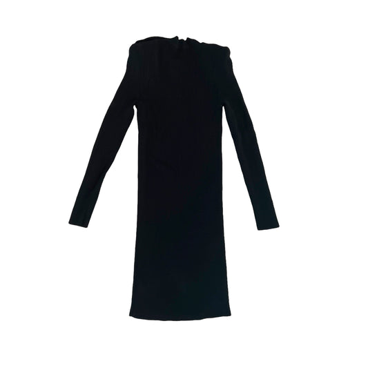 Black Wool Dress - M