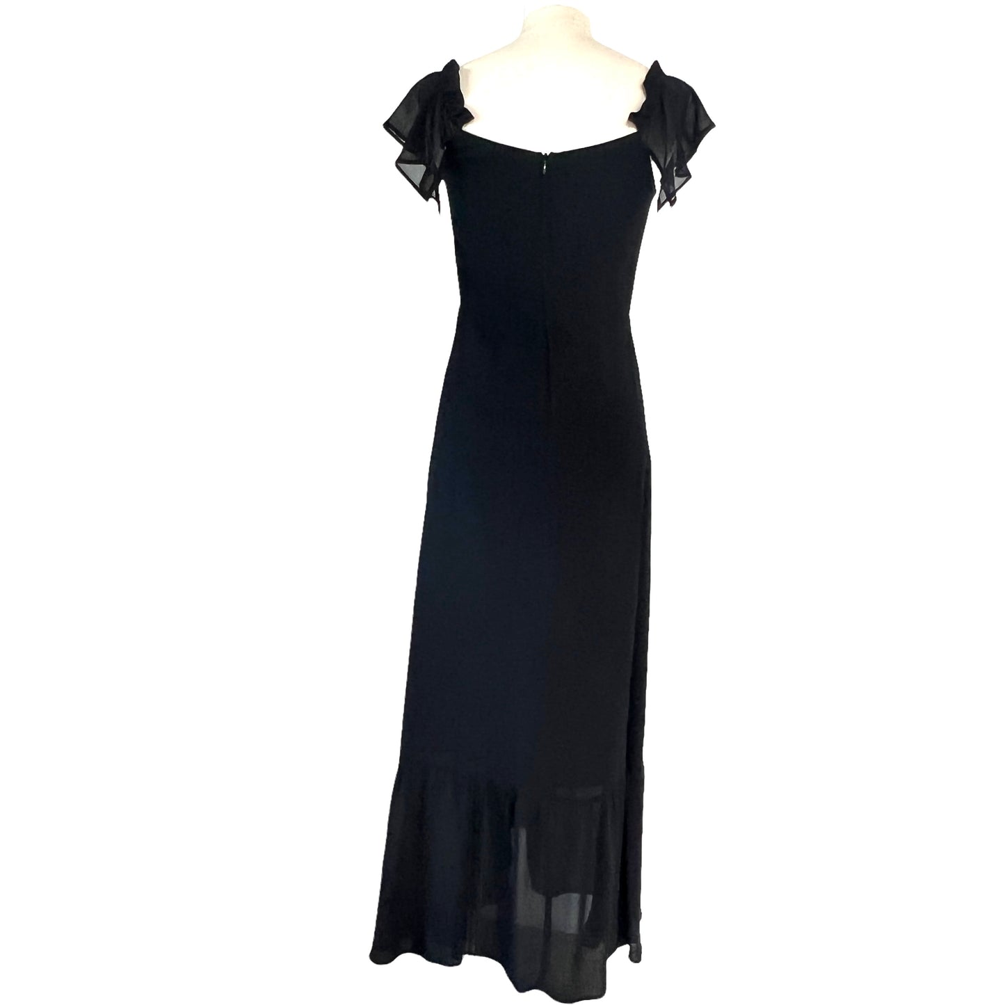 Off-The-Shoulder Black Dress - 2