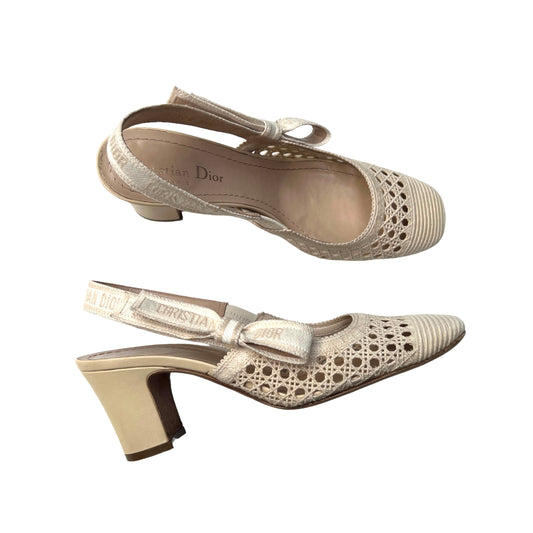 Beige J'adior Slingback Pump - 7.5