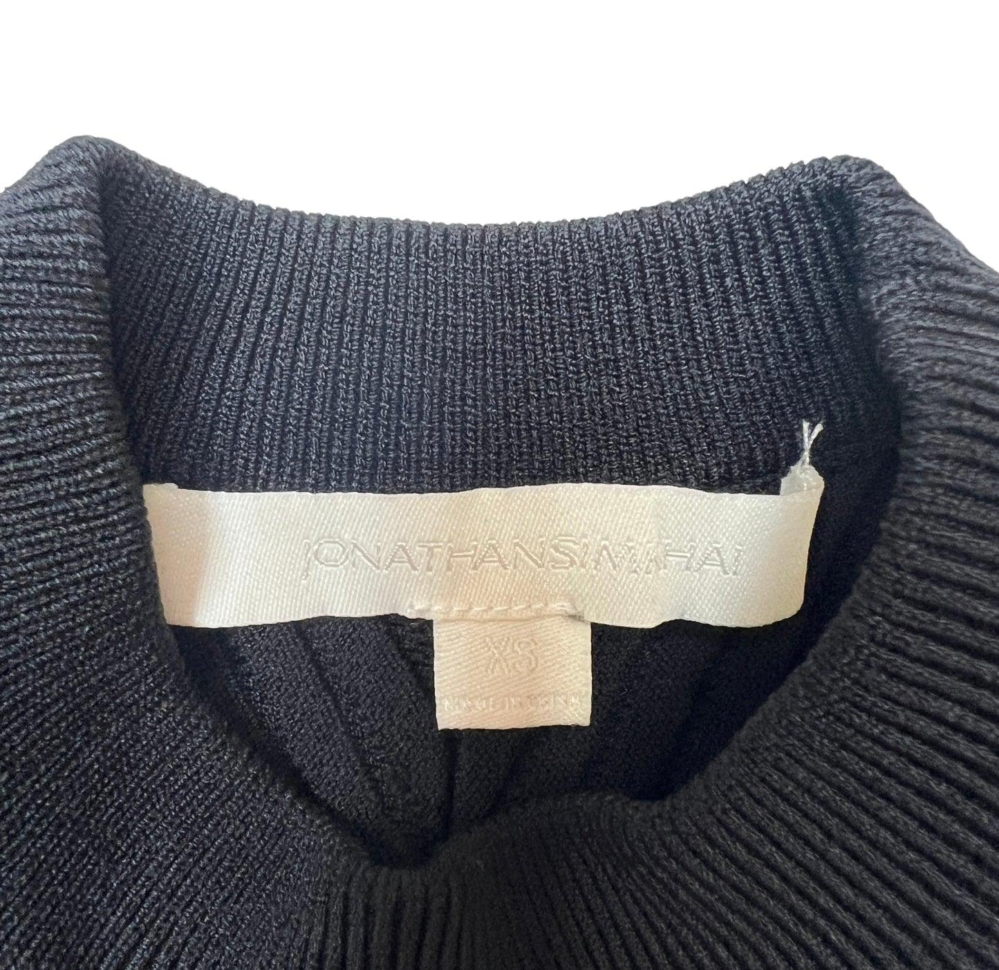 Black Cropped Top & Skirt Set - XS/S