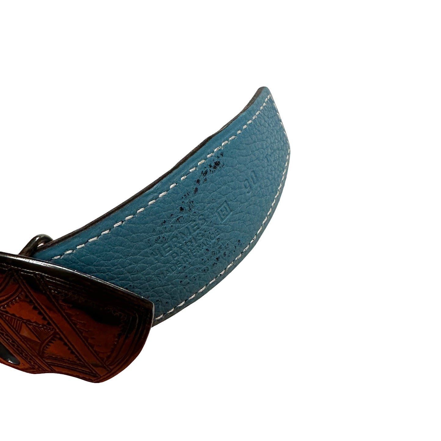 Blue & Black Reversible Belt - 90cm