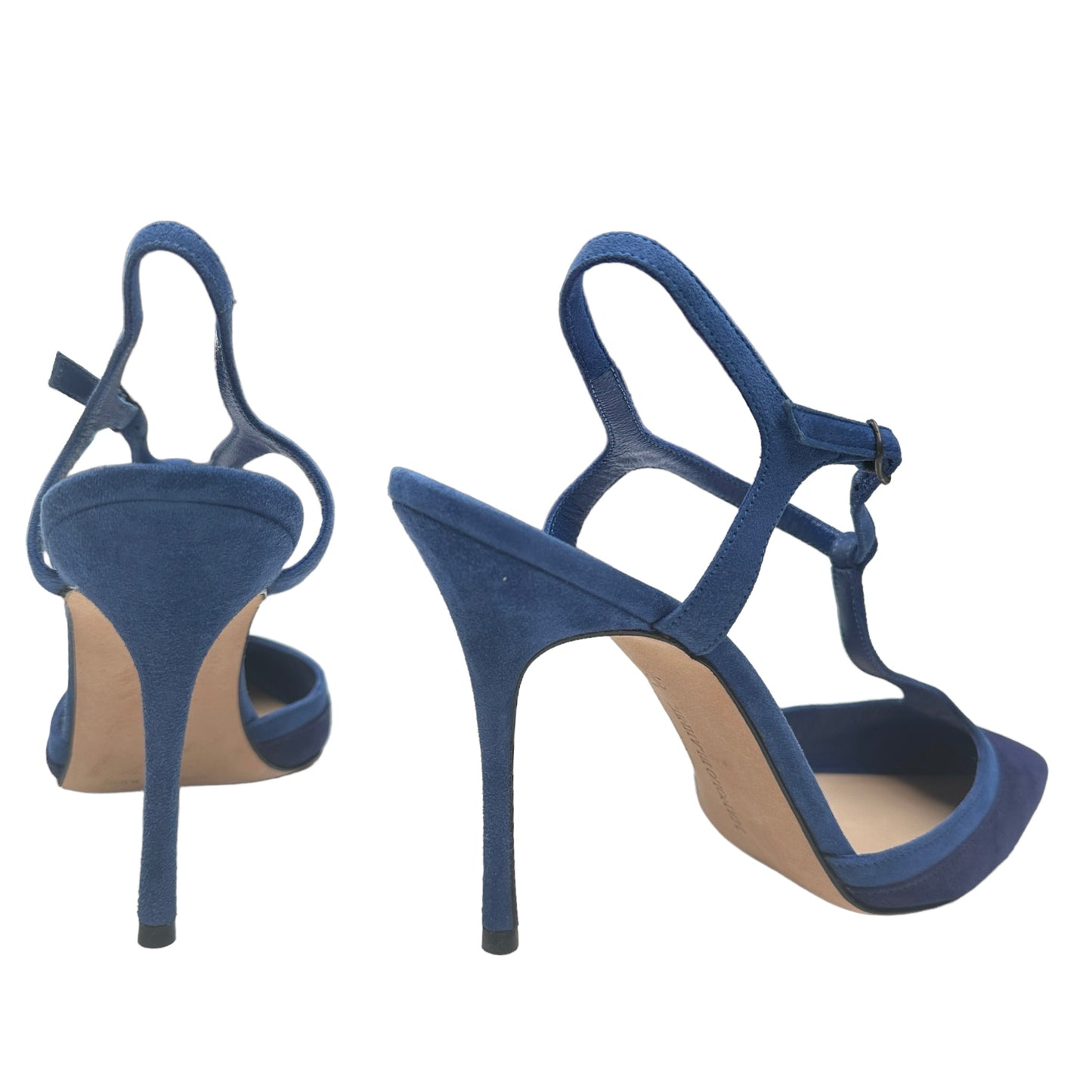 Blue Suede Heels - 7