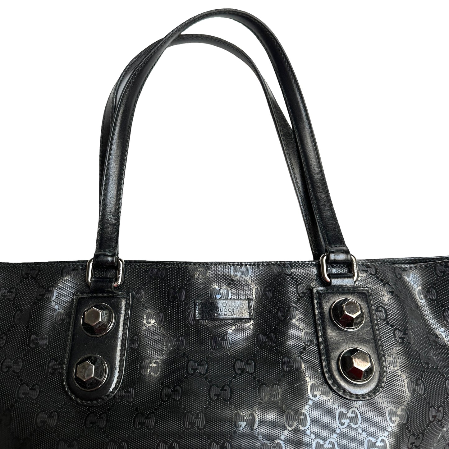 Black Monogram Tote