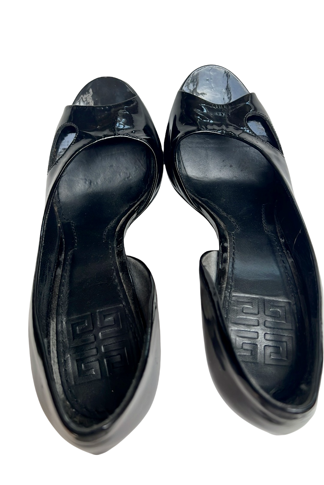 Black Patent Heels - 7.5