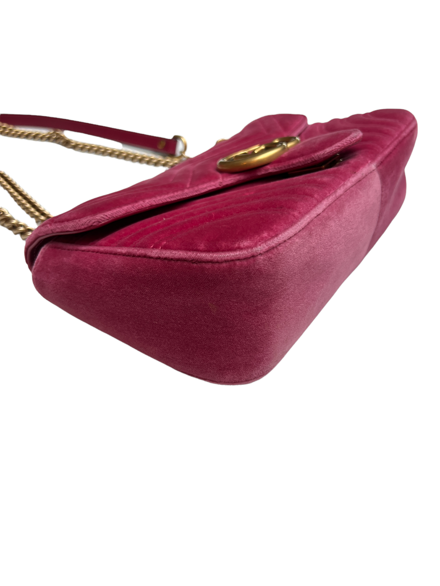 Pink Velvet Marmont Bag