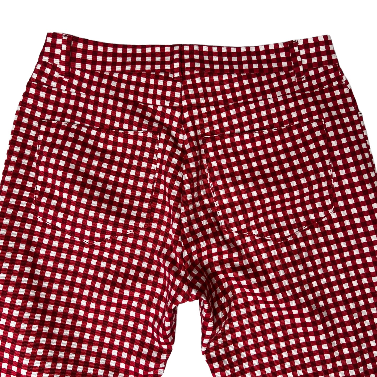 Red & White Checker Pants - S