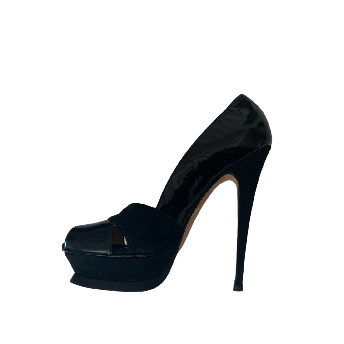 Black Suede Pumps - 8.5