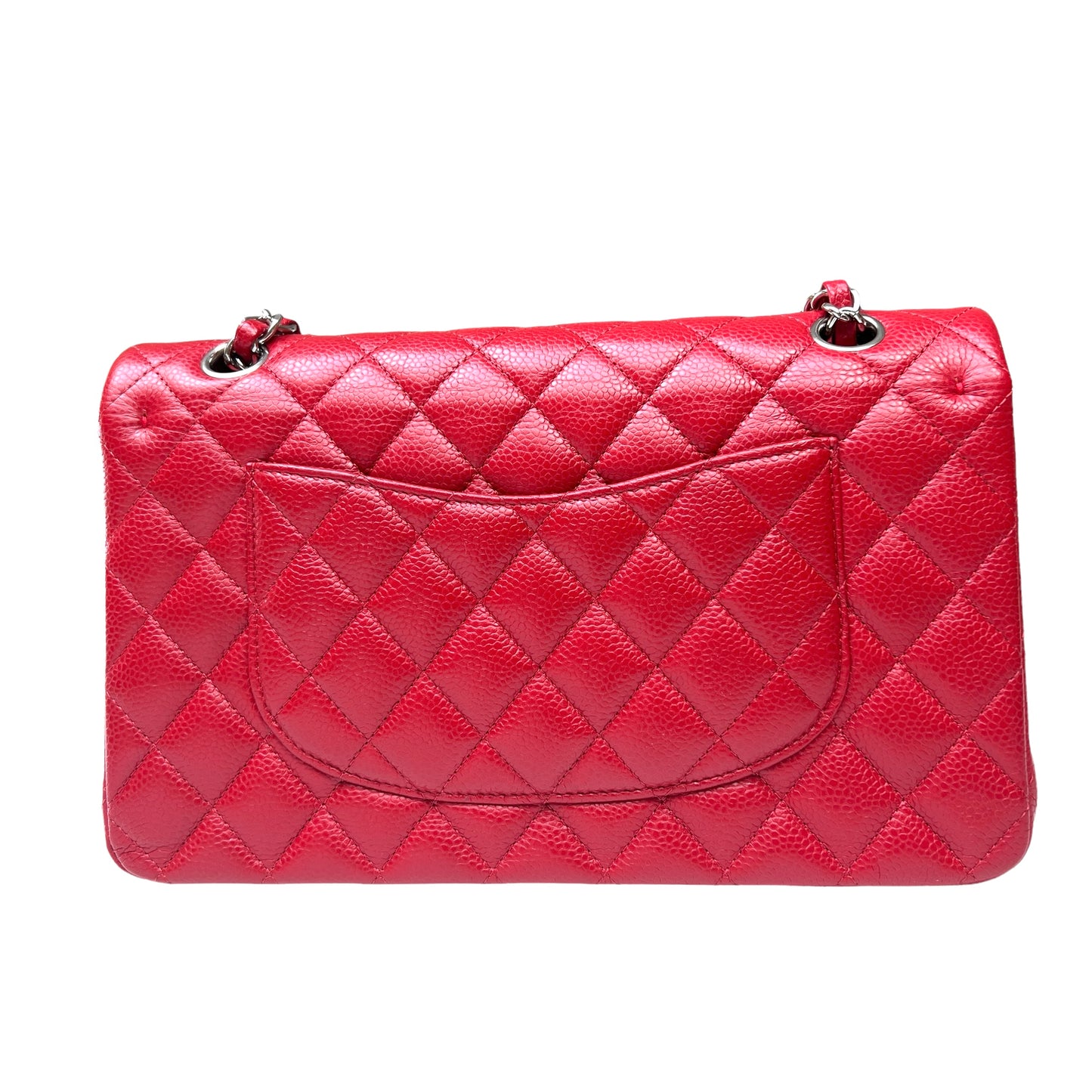 Red Classic Double Flap Bag