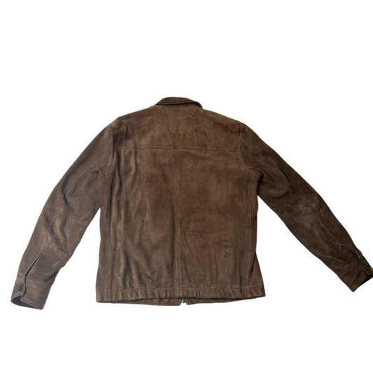 Brown Suede Jacket - M