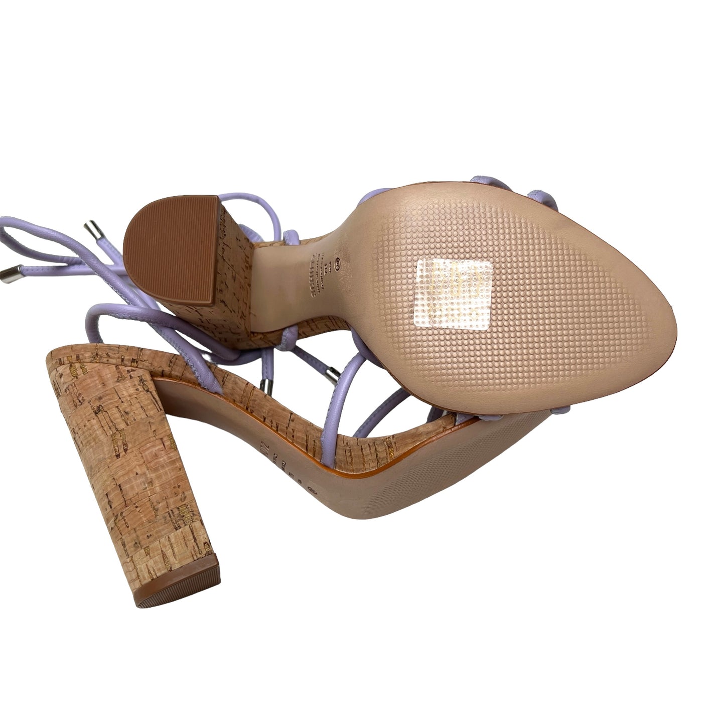Cork Heeled Sandals - 7
