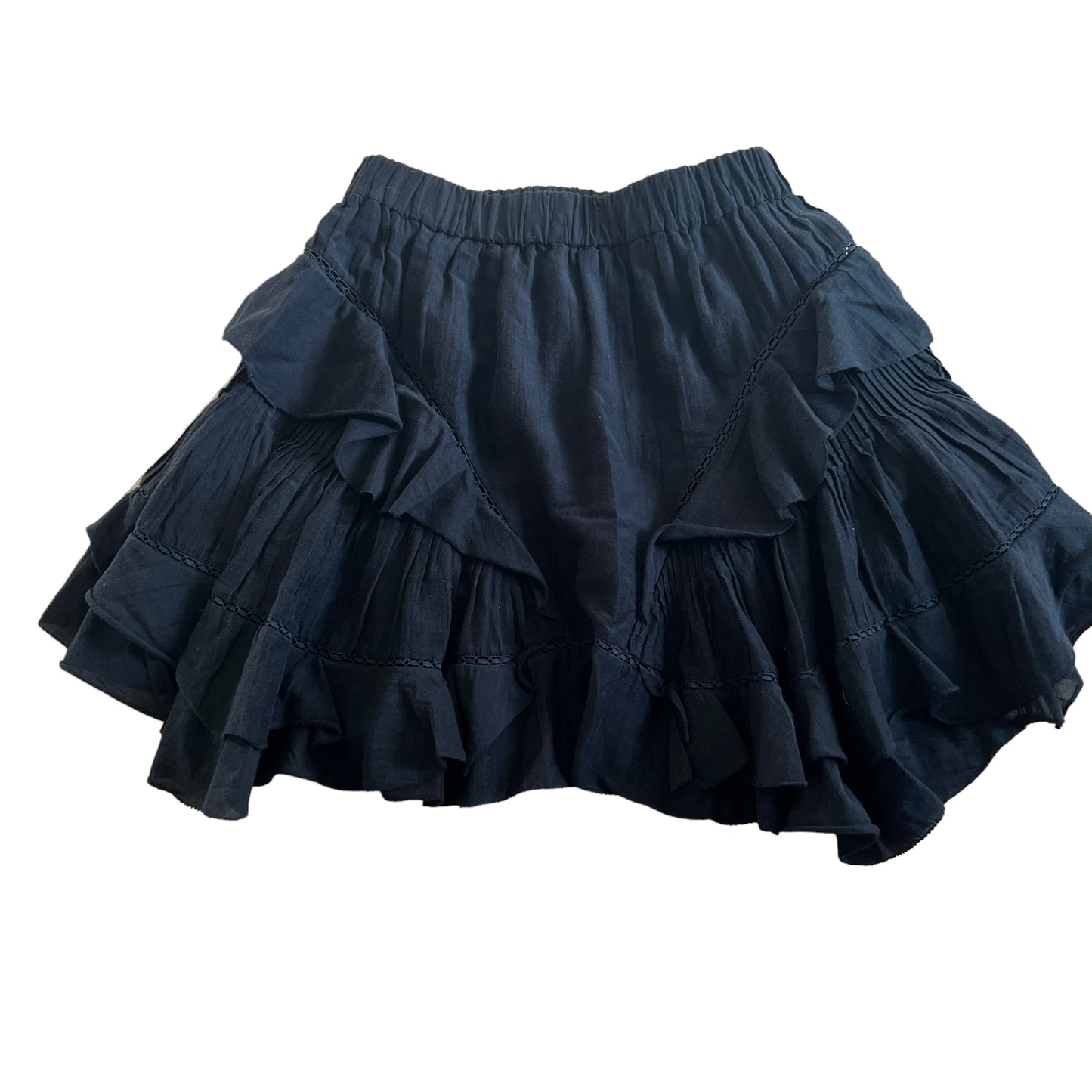 Black Ruffled Skirt - S/M
